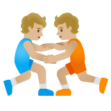 osoby uprawiające zapasy: karnacja średnio jasna