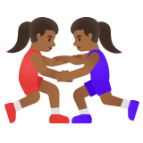 kobiety uprawiające zapasy: karnacja średnio ciemna