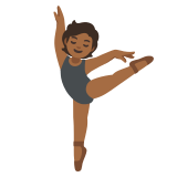 baletnica: karnacja średnio ciemna