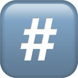 Hasztag emotikona
