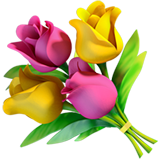 Bukiet kwiatów emotikona