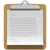 podkładka do pisania