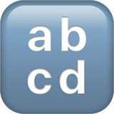 Przycisk abcd Whatsapp