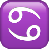 Rak znak zodiaku emotikona