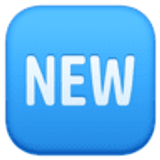 Przycisk NEW - Facebook