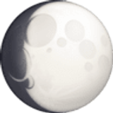 Narastający księżyc między pierwszą kwadrą a pełnią - Facebook