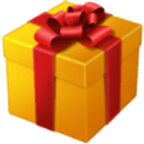 Zapakowany prezent - Facebook