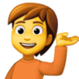 Osoba z wystawioną dłonią - Facebook