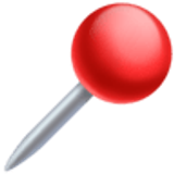 Okrągła pinezka - Facebook