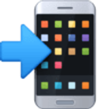 Telefon komórkowy ze strzałką - Facebook