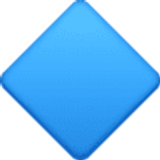 Duży niebieski romb - Facebook