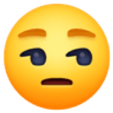 Niezadowolona twarz - Facebook