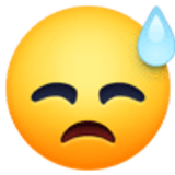 Twarz ze spuszczonymi oczami oblana potem - Facebook