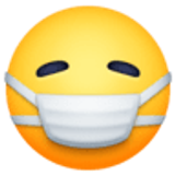 Twarz w masce medycznej - Facebook