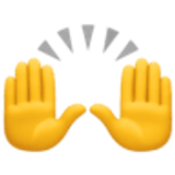 Wzniesione ręce - Facebook