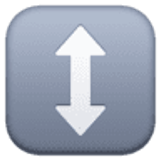 Strzałka w górę i w dół - Facebook