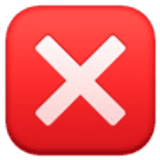 Przycisk z krzyżykiem - Facebook