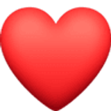 Czerwone serce - Facebook