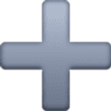 Znak plus - Facebook