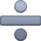 Znak dzielenia - Facebook