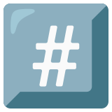 Klawisz: # - Noto Color Emoji
