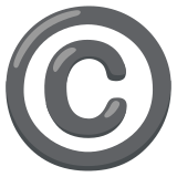 Znak praw autorskich - Noto Color Emoji