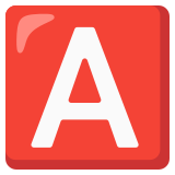 Grupa krwi A - Noto Color Emoji