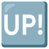 Przycisk UP! - Noto Color Emoji