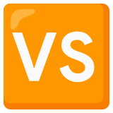 Przycisk VS - Noto Color Emoji