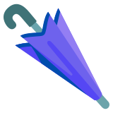 Złożony parasol - Noto Color Emoji