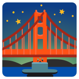 Most nocą - Noto Color Emoji