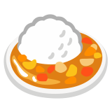 Ryż curry - Noto Color Emoji