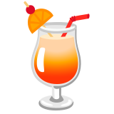 Drink tropikalny - Noto Color Emoji
