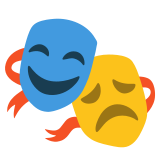 Maski teatralne - Noto Color Emoji