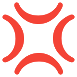 Symbol gniewu - Noto Color Emoji