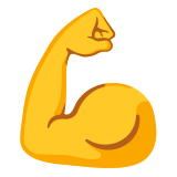 Napięty biceps - Noto Color Emoji