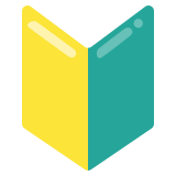 Japoński symbol początkującego kierowcy - Noto Color Emoji