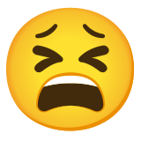 Zmęczona twarz - Noto Color Emoji