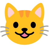 Uśmiechnięty kot - Noto Color Emoji