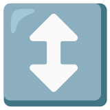 Strzałka w górę i w dół - Noto Color Emoji