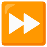 Przycisk szybkiego przewijania do przodu - Noto Color Emoji