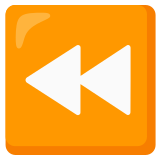 Przycisk szybkiego przewijania do tyłu - Noto Color Emoji