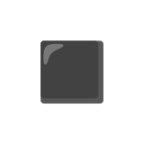 Mały/średni czarny kwadrat - Noto Color Emoji