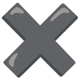 Znak mnożenia - Noto Color Emoji