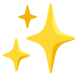 Gwiazdki - Noto Color Emoji