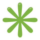 Gwiazdka ośmioramienna - Noto Color Emoji