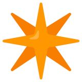 Gwiazda ośmioramienna - Noto Color Emoji