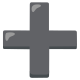 Znak plus - Noto Color Emoji
