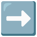 Strzałka w prawo - Noto Color Emoji