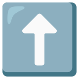 Strzałka w górę - Noto Color Emoji